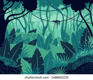 Rainforest Cartoon Images Stock Photos Vectors Shutterstock