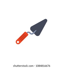 colored trowel illustration. Element of construction tools for mobile concept and web apps. Detailed trowel illustration can be used for web and mobile. Premium icon on white background