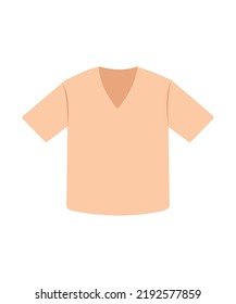 colored t-shirts for men isolated on a white background.