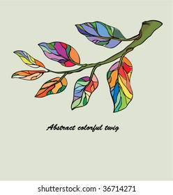colored twig