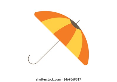 Colored umbrella flat icons. Symbol, logo illustration. Pixel perfect. modern design, vector