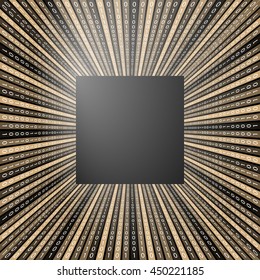 Colored vector abstract background and binary code