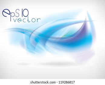 Colored vector abstract background with fantasy waves and lines
