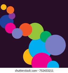 colored vector circles
