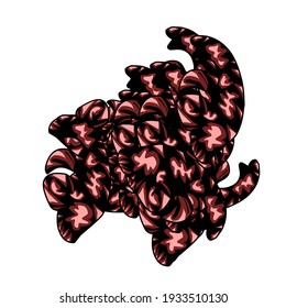 Colored vector design to be an abstract illustration. abstract design