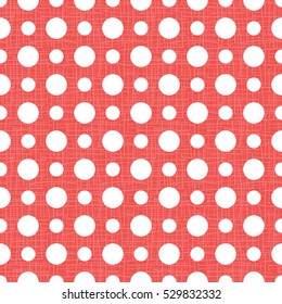 Colored vector pattern. Geometric seamless with fabric lines background