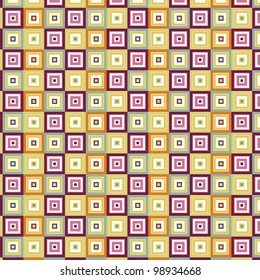 Colored vector seamless pattern with squares