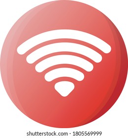 colored vector wifi icon design
