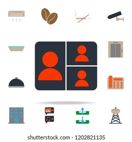 colored video conference icon. web icons universal set for web and mobile