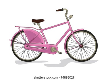 colored vintage bicycle