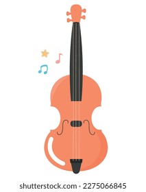 farbiges Violindesign auf Weiß