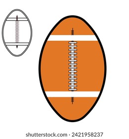 Colored volley ball icon. Game object illustration symbol. Sign hobby vector.