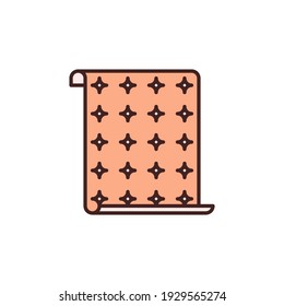 Colored Wallpaper with Cute Texture concept icon or symbol