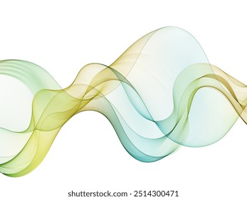 Colored wave background. Abstract vector wave. Design element