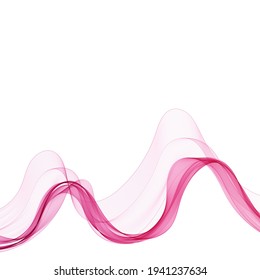 Colored wave. Modern design element