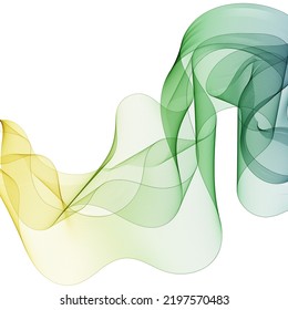 Colored wave pattern. Vector modern wave. Decor element. Background decoration. Layout for advertising. Presentation template