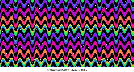 Colored wave vector seamless pattern