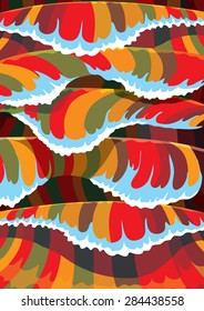 colored waves