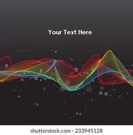 Colored Wavy Background
