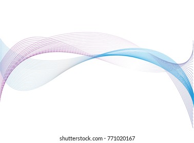 colored wavy background illustration