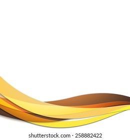 Colored wavy vector illustration. Abstract template design. 