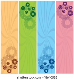 Colored web banners