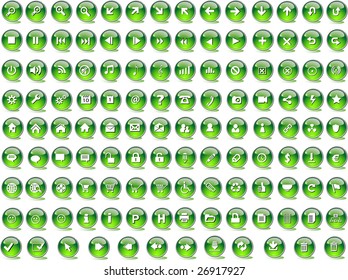 Colored web buttons