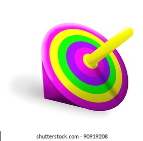 Colored whirligig