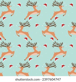 Colored winter pattern background Vector illustration