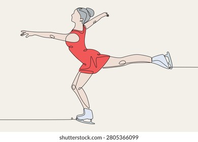 Colored Woman playing ice
