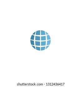 Colored World Web Icon