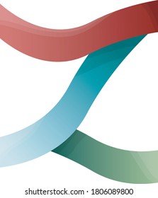 colored z letter vector logo design