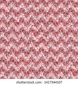 Colored Zigzag Mottled Textured Background. Seamless Pattern.
