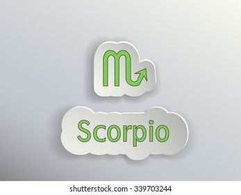 colored zodiac sign on a paper
