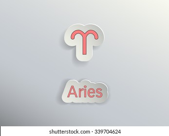 colored zodiac sign on a paper
