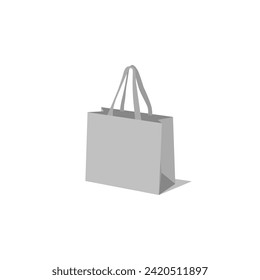 Color-editable eco-bag mockup: Versatile and clean design, suitable for customization. Ideal for eco-conscious branding, representing sustainable shopping with simplicity.