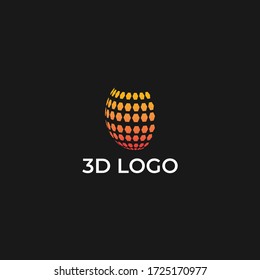 Colorful 3d Abstract Logo Design Modern Stock Vector (Royalty Free ...