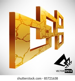 Colorful 3D arrow pointing up