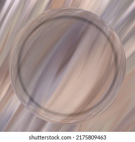 Colorful 3d blurred spherical ball. Vector illustration
