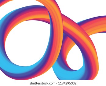 Colorful 3d flow shapes. colorful Liquid wave modern background for landing page. Vector graphic. EPS 10