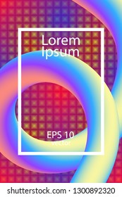 Colorful 3d flow shapes. Liquid wave modern background for greetings card, flyers, invitation, posters, brochure, banners, calendar.