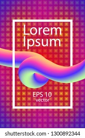 Colorful 3d flow shapes. Liquid wave modern background for greetings card, flyers, invitation, posters, brochure, banners, calendar.