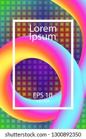 Colorful 3d flow shapes. Liquid wave modern background for greetings card, flyers, invitation, posters, brochure, banners, calendar.