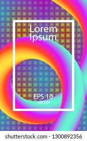 Colorful 3d flow shapes. Liquid wave modern background for greetings card, flyers, invitation, posters, brochure, banners, calendar.