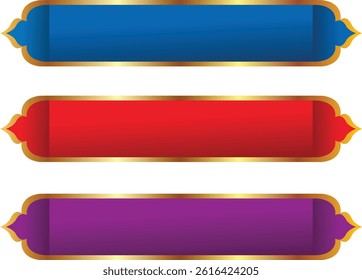 Colorful 3D Glossy Text Labels, Shape, Text box