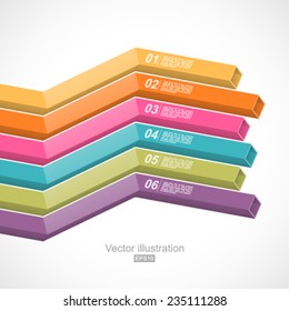 Colorful 3d lines with options. Easy to change color.