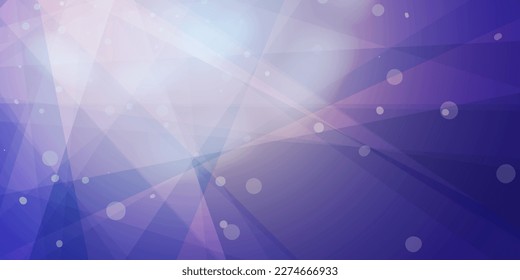 Colorful 3D Modern Style Triangle Shaped Translucent Overlaying Planes, Geometric Shapes Pattern, Broken Glass Effect - Abstract Futuristic Vector Background, Purple and White Texture, Design Template