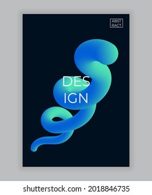 Colorful 3d poster for web page, presentation and other.