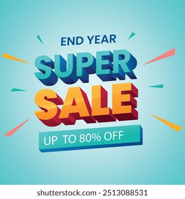 colorful 3d sale background theme