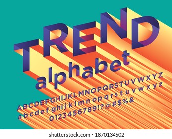 colorful 3D stylized alphabet design